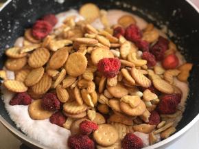 加入小奇福饼干碎