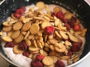 加入小奇福饼干碎