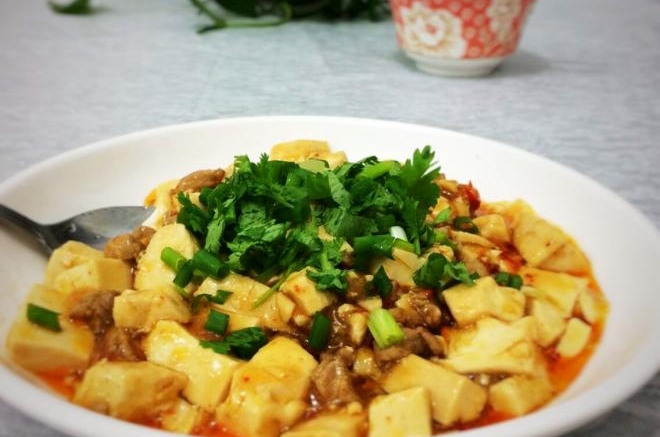 肉末豆腐