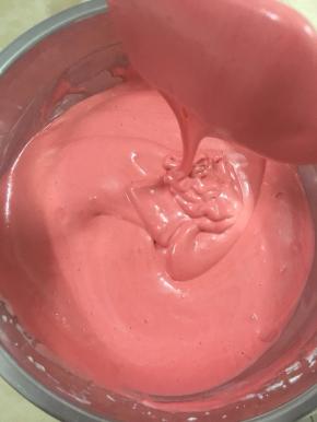 混合好面糊的状态