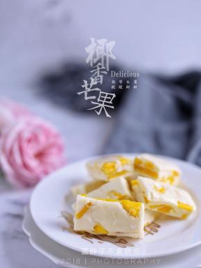 这个食谱以椰香芒果为范例，其它口味做法类似，只讲不一样的地方，以及操作时候要注意的点。