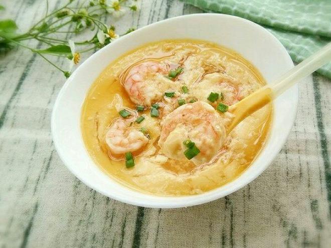 虾仁蒸蛋