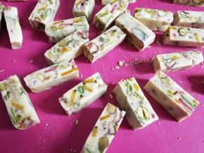 再切成合适大小的小块。