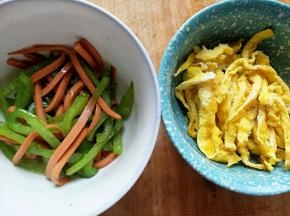 炒熟以后盛出备用
