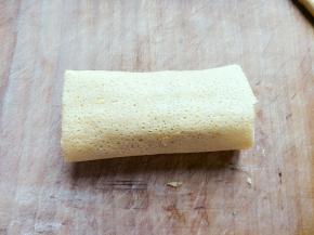 卷成春卷的形状