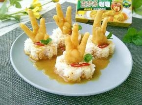 老公说有一种张牙舞爪的感觉，我晕哦！