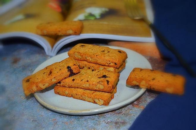 红糖粒粒核桃脆饼