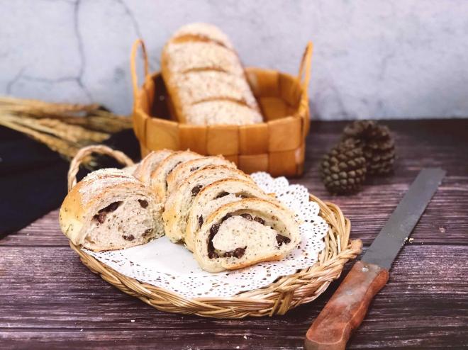 奇亚籽蜜豆燕麦软欧