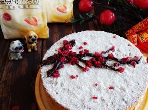 成品图。红梅报春，新年快乐！