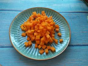 南瓜切丁
