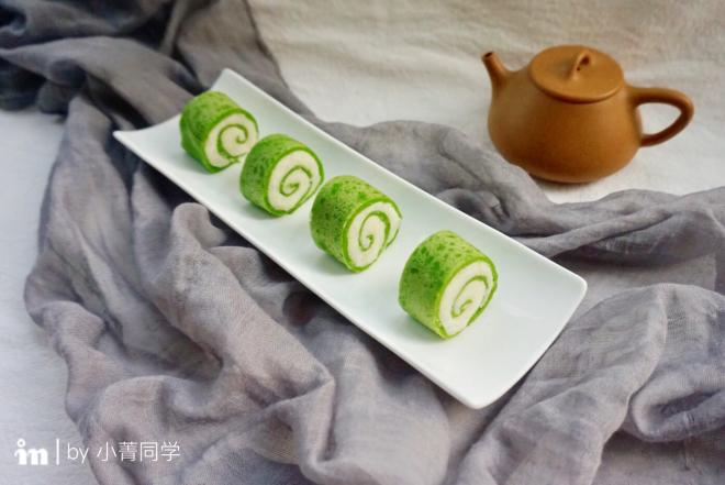 翡翠山药泥卷饼