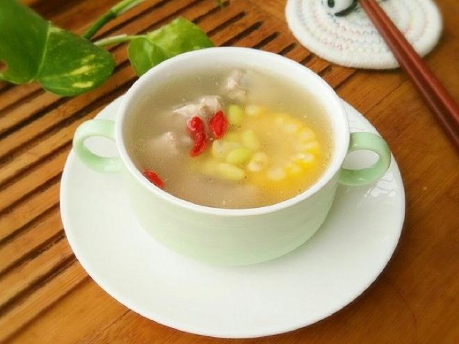 毛豆玉米排骨汤