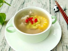 汤很清很甜。