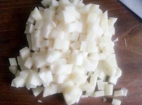 土豆切小丁