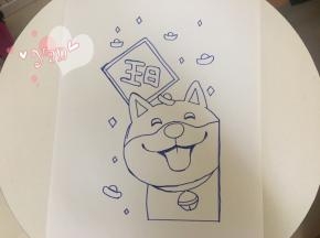 准备图案纸，我是手绘的，可直接打印。