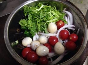 所有食材入盆