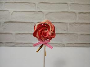 两面各粘上一块蛋白糖即可。