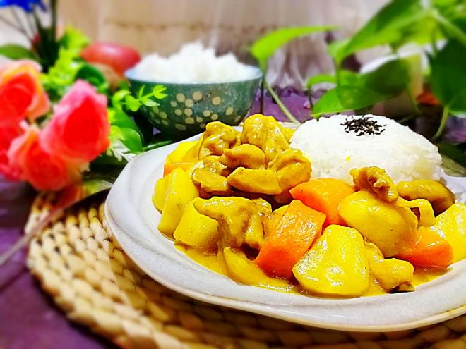 咖喱鸡腿饭