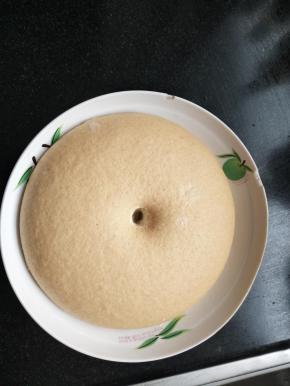 放温暖处发酵到二倍大