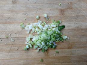 葱切碎