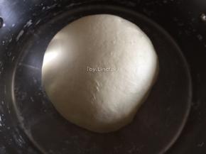揉成软硬适中的光滑面团，用保鲜膜盖上发酵至2倍大

