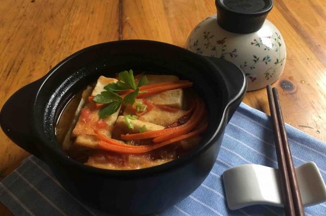 番茄豆腐煲