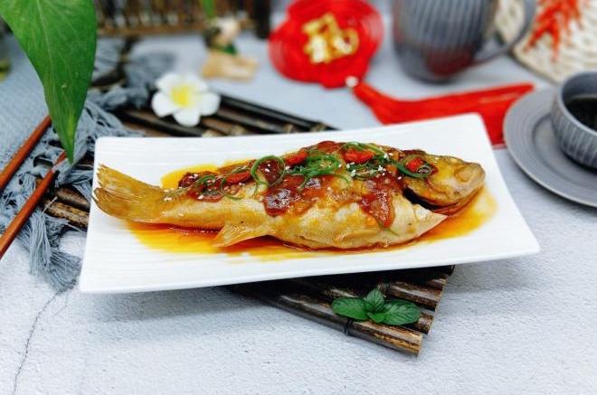 年夜饭&茄汁鲈鱼～年年有余