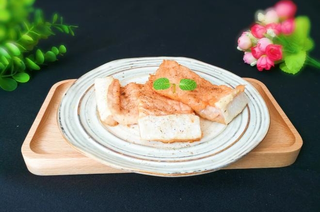 煎三文鱼