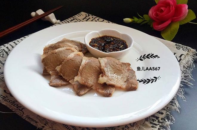 蒜泥梅花肉