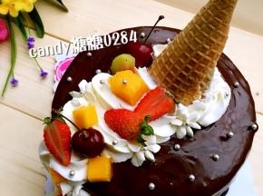 淋面完成，进行装饰……