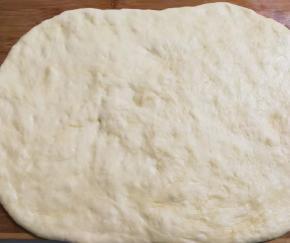 中途在面包机剩余1小时50分钟取出来排掉气泡