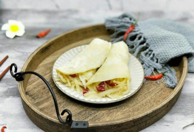 土豆丝卷饼