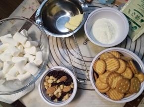 材料准备好。