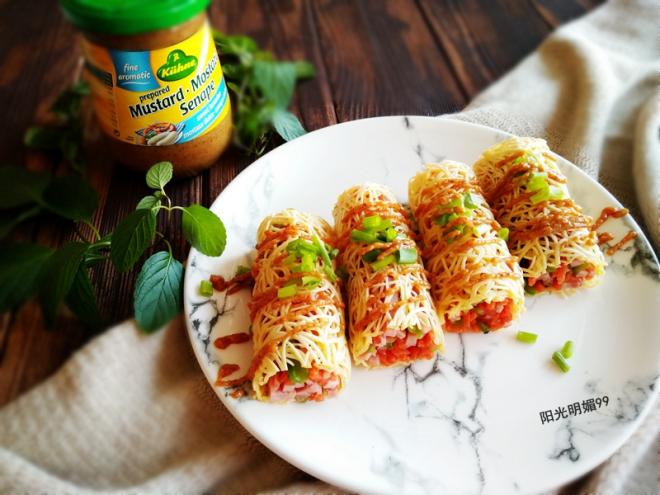 蕾丝芥末卷