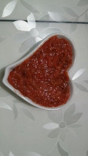 这就是成品了； 感觉没有外面卖的红，但是绝对没色素