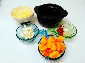 全部食材洗净切小