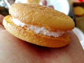 11.     再放上另一片蛋糕片，