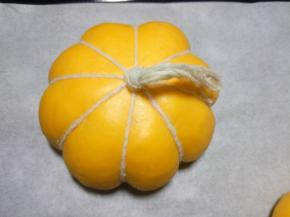 34.南瓜面团二发好的状态。 