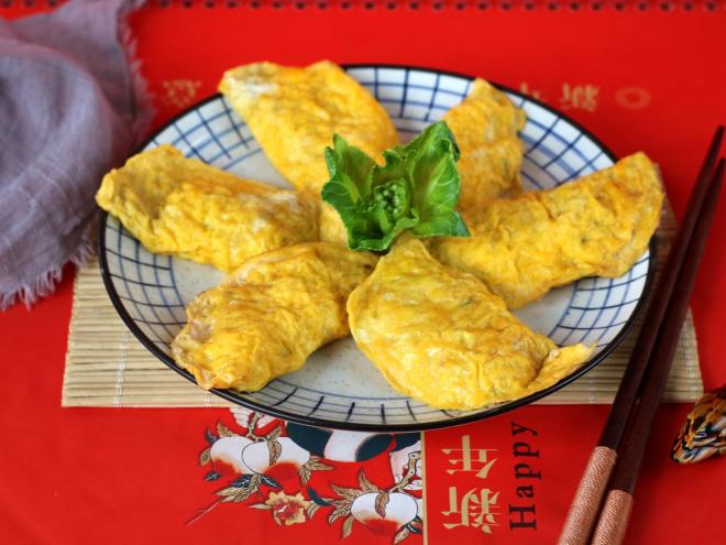 黄金蛋饺——蒸蒸日上