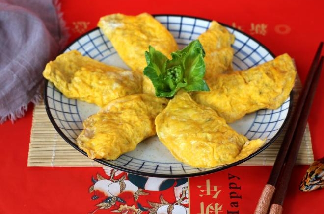 黄金蛋饺——蒸蒸日上