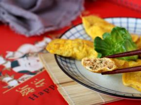 加了胡萝卜泥，猪肉馅很Q