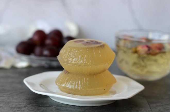 蜜豆钵仔糕