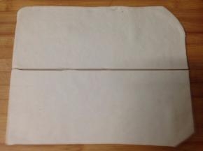 把面片从中间一分为二的裁开