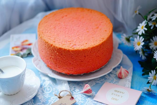 八寸加高红丝绒戚风蛋糕