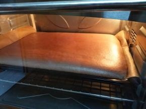 180℃烤20分钟左右，可用牙签检测（插入蛋糕拔出后看看牙签上有没有屑，没有就可以了）