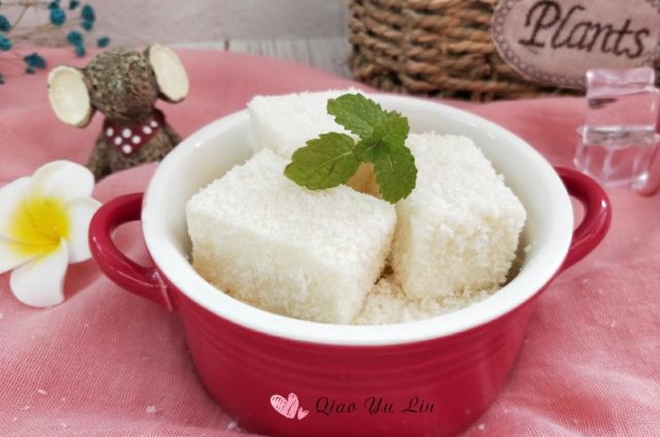 椰丝牛奶豆腐