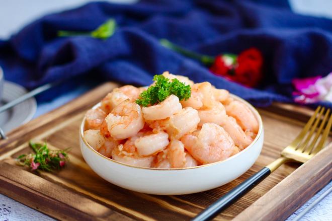 三鲜卤面四拌菜之三 清炒虾仁