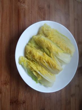 煮熟后装盘