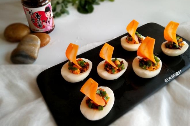 一帆风顺鸡蛋盏