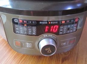 选择“红烧牛羊”程序，口感-标准，默认时间1小时10分钟